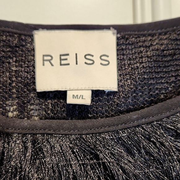 REISS | Faris Fringed Sweater - Picture 7 of 8